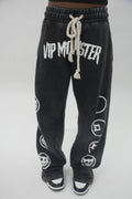 BLACK VIP MONSTER SWEATPANTS