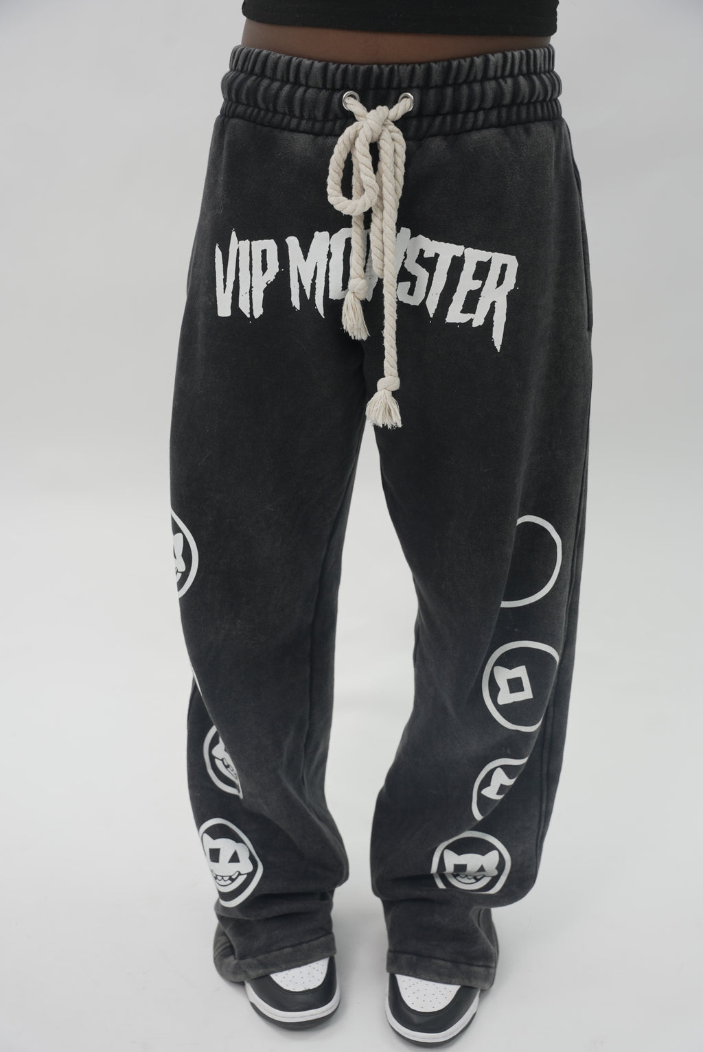 BLACK VIP MONSTER SWEATPANTS