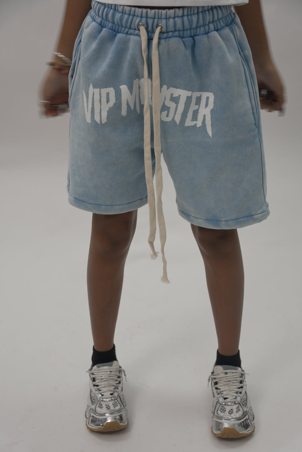 BLUE SWEAT SHORTS