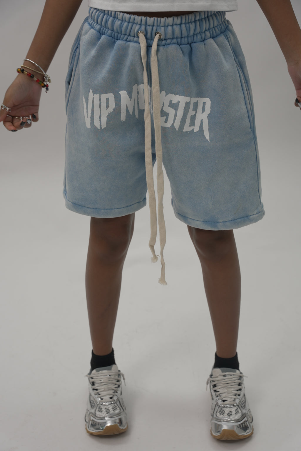 BLUE SWEAT SHORTS