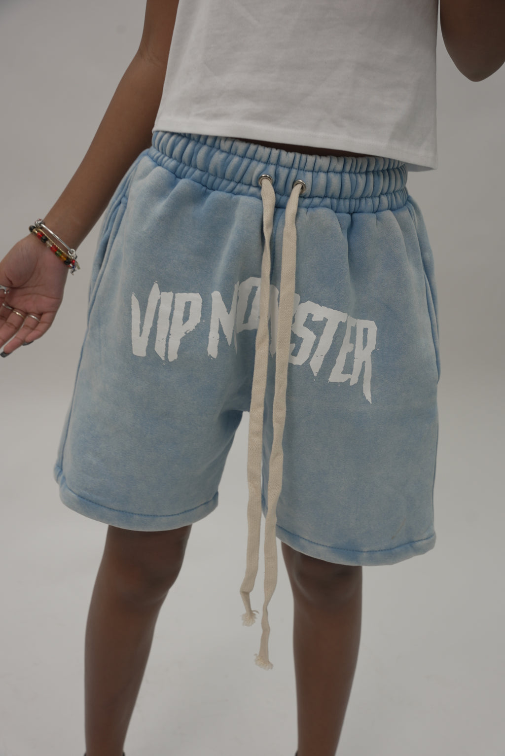 BLUE SWEAT SHORTS