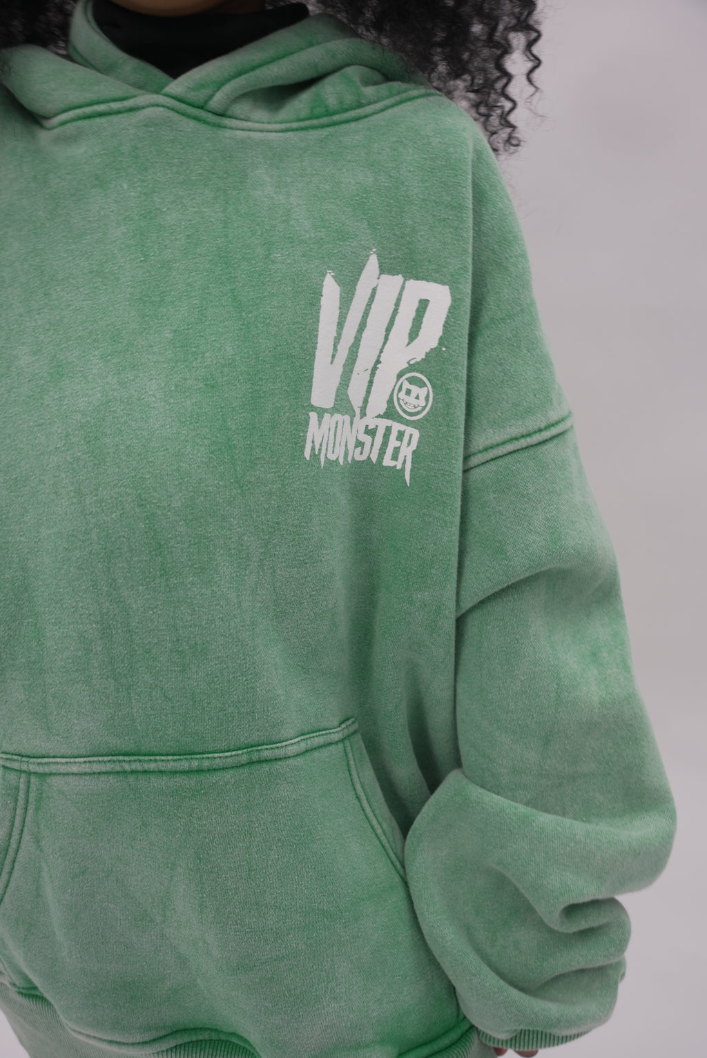 GREEN VIP MONSTER HOODIE