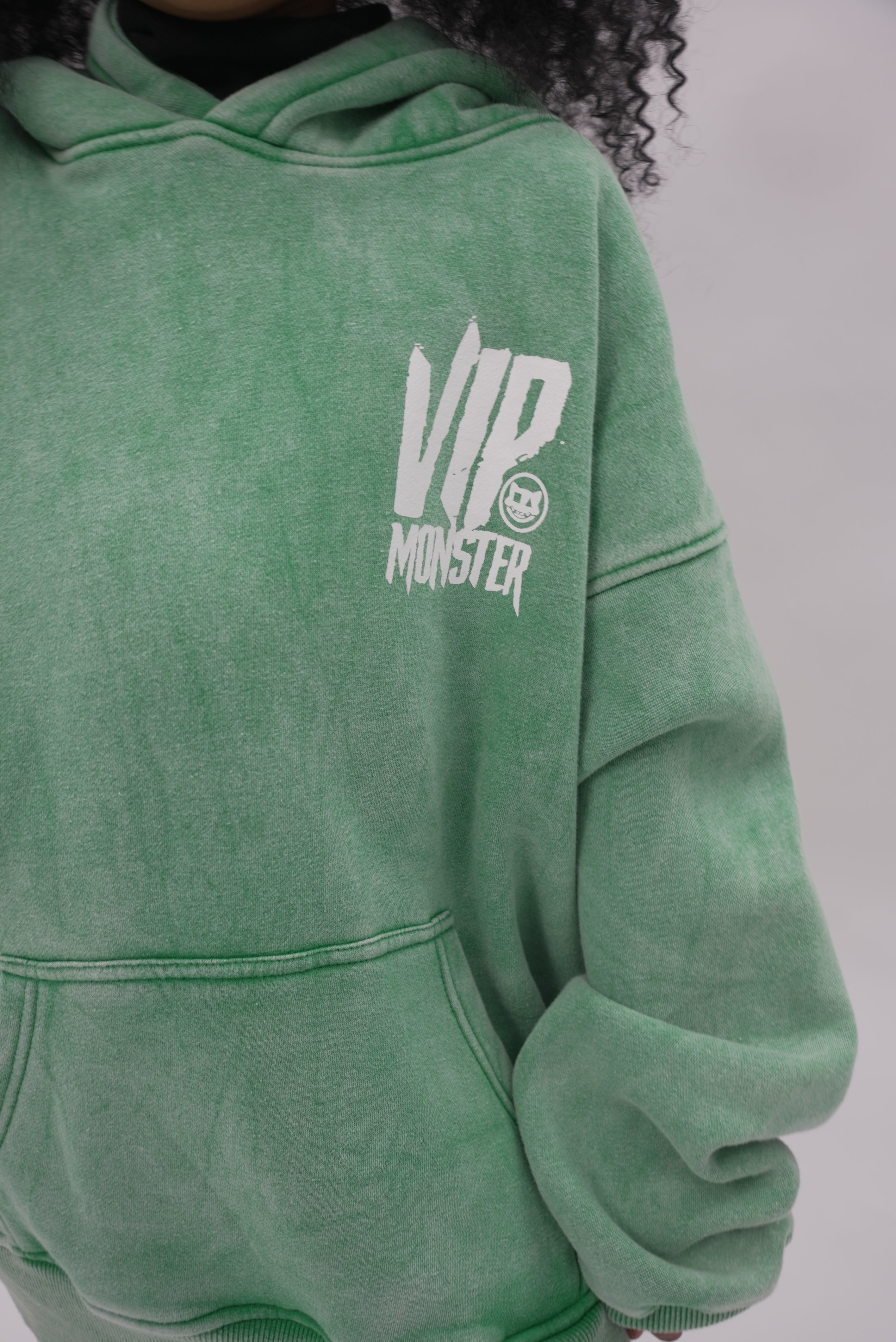 GREEN VIP MONSTER HOODIE