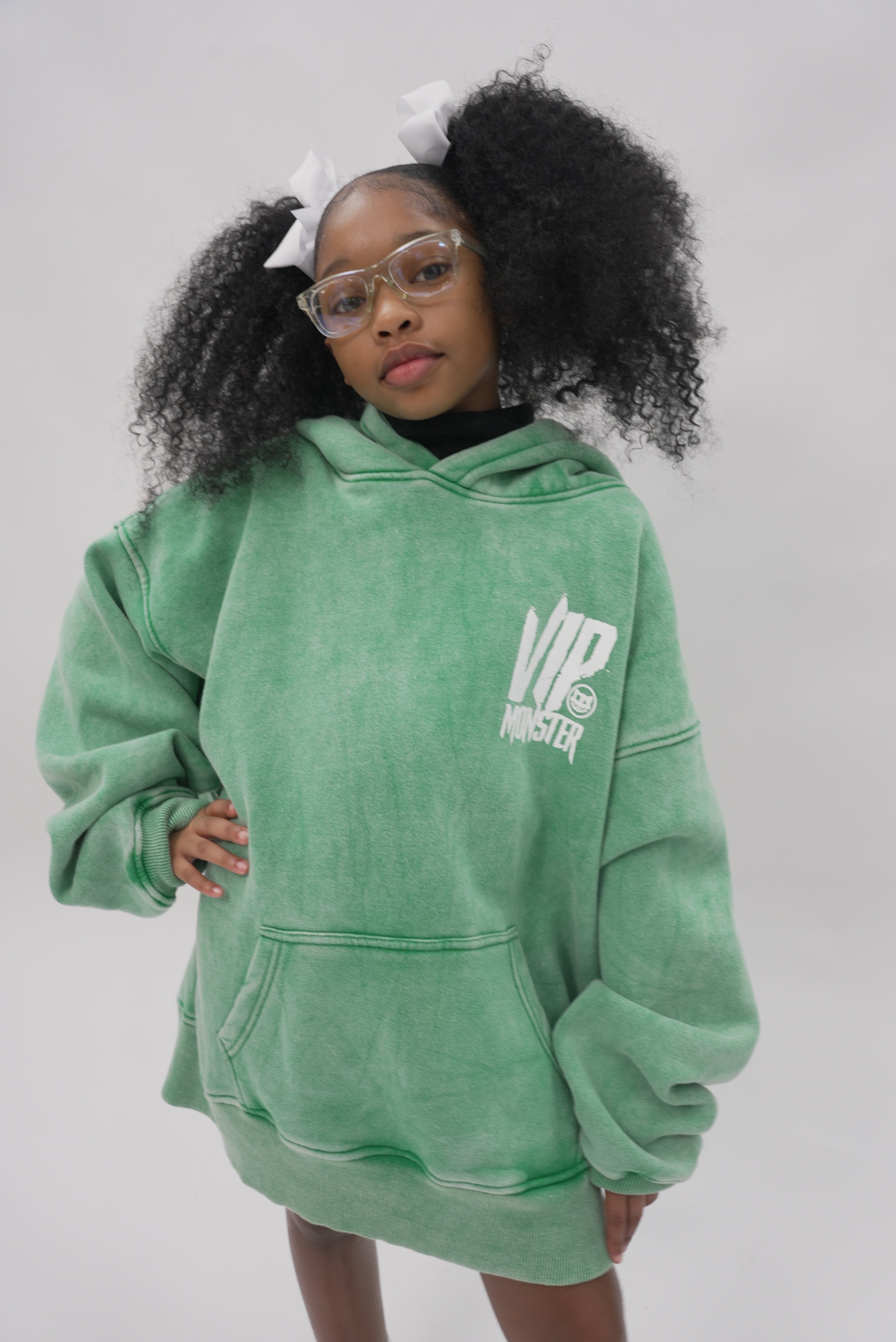 GREEN VIP MONSTER HOODIE