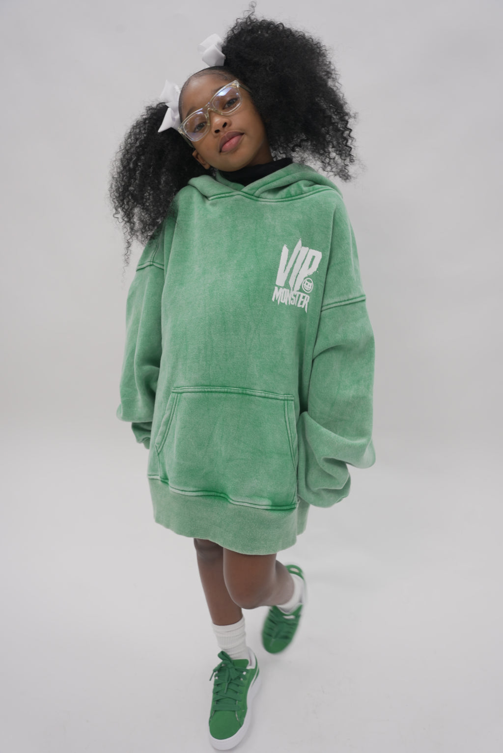 GREEN VIP MONSTER HOODIE