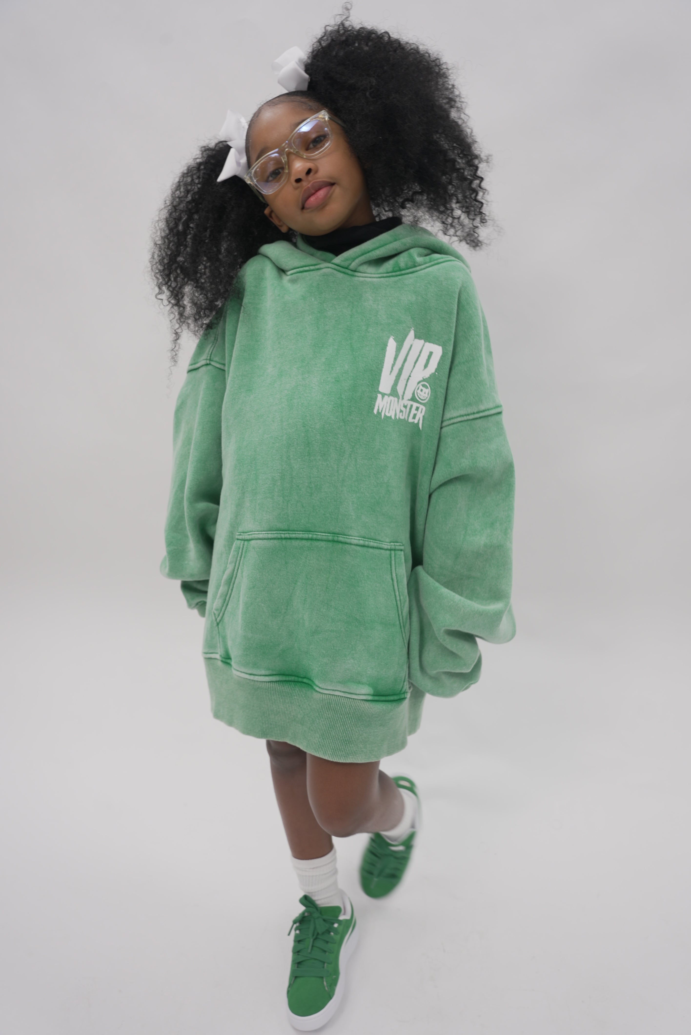 GREEN VIP MONSTER HOODIE