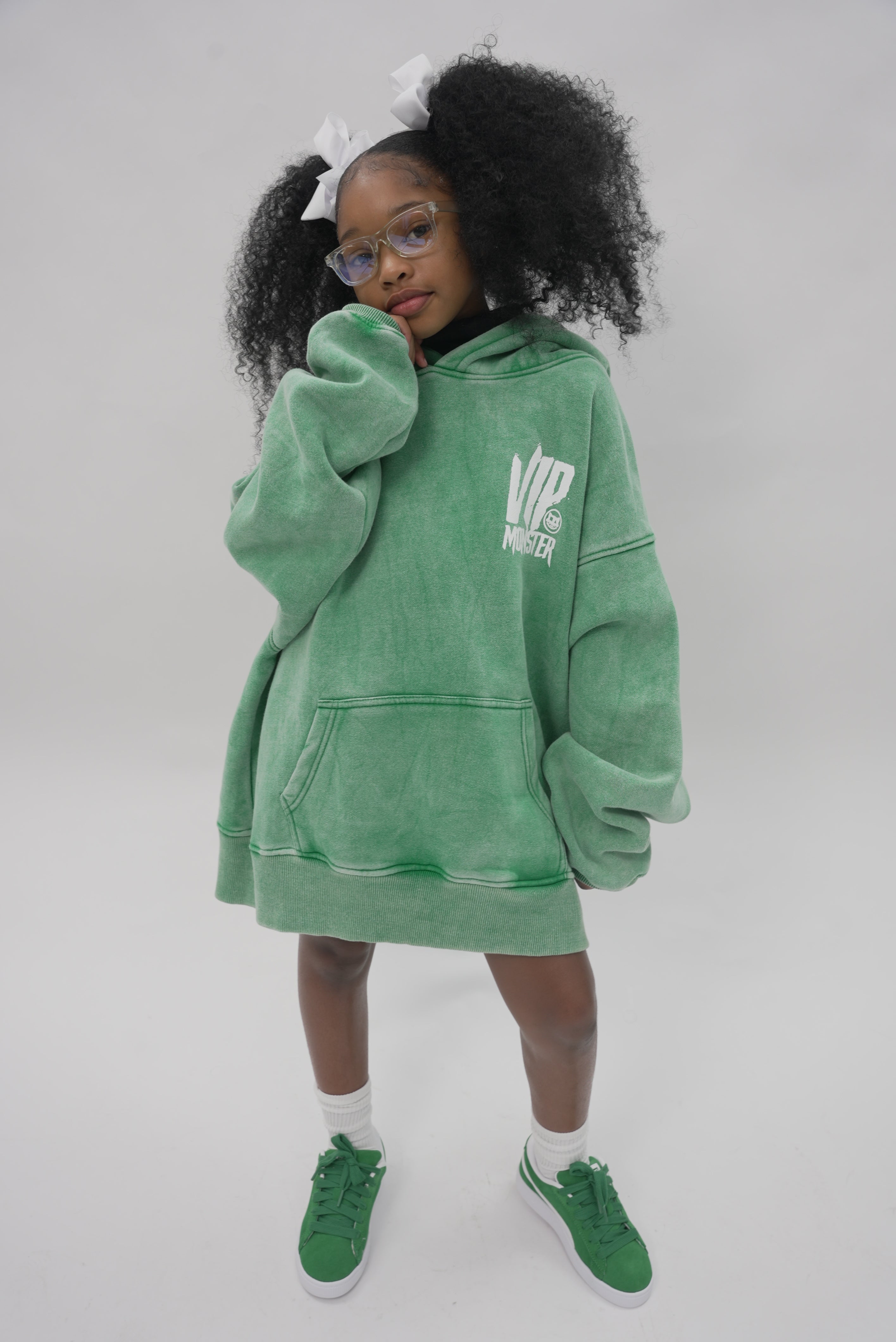GREEN VIP MONSTER HOODIE