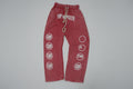 CHERRY RED VIP MONSTER SWEAT PANTS