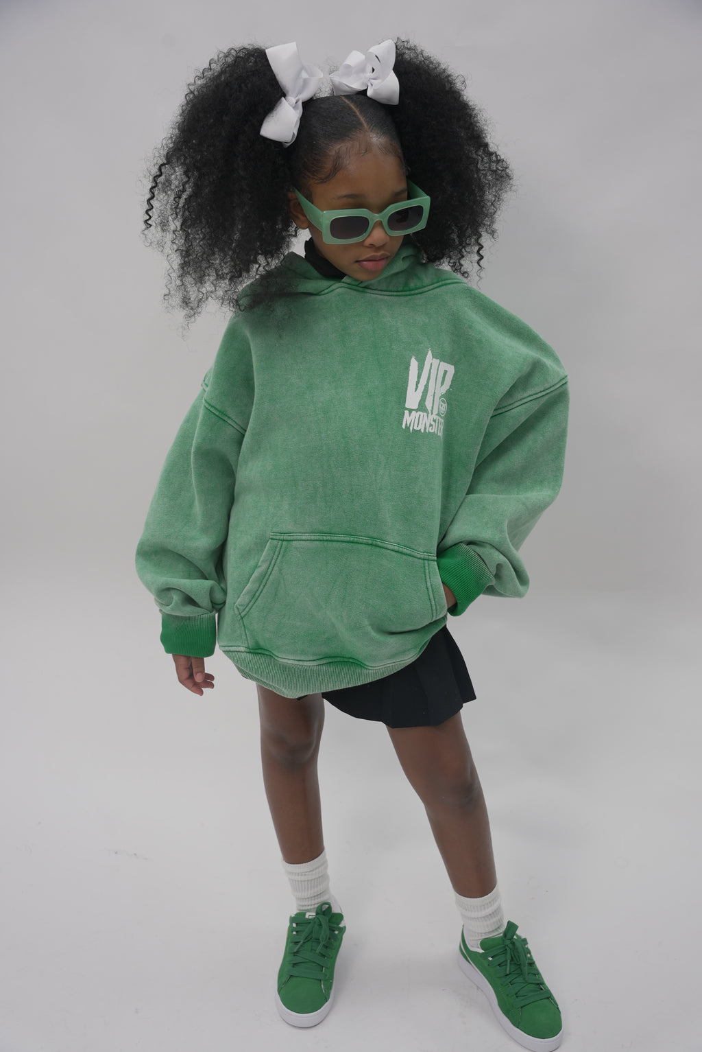 GREEN VIP MONSTER HOODIE