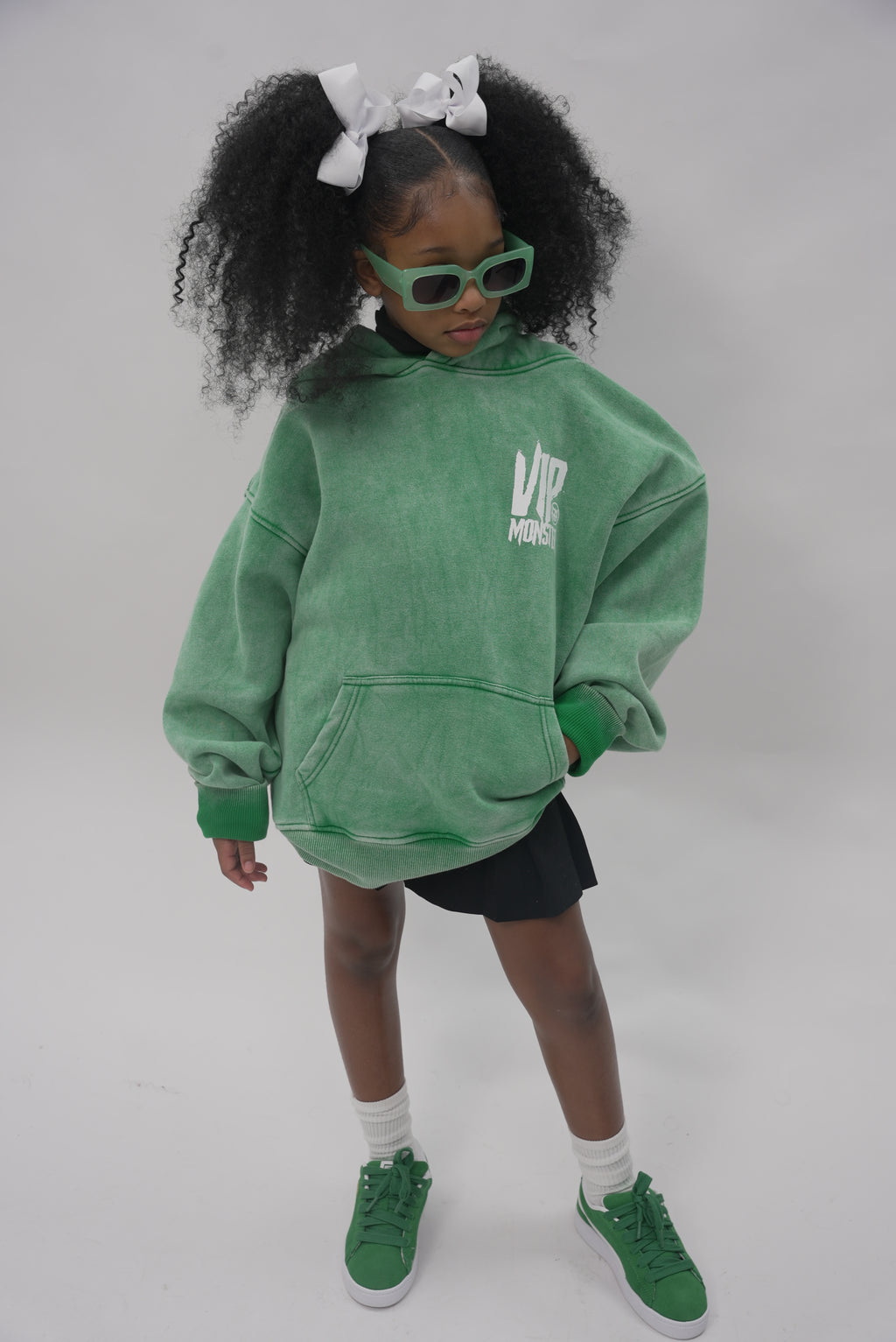 GREEN VIP MONSTER HOODIE