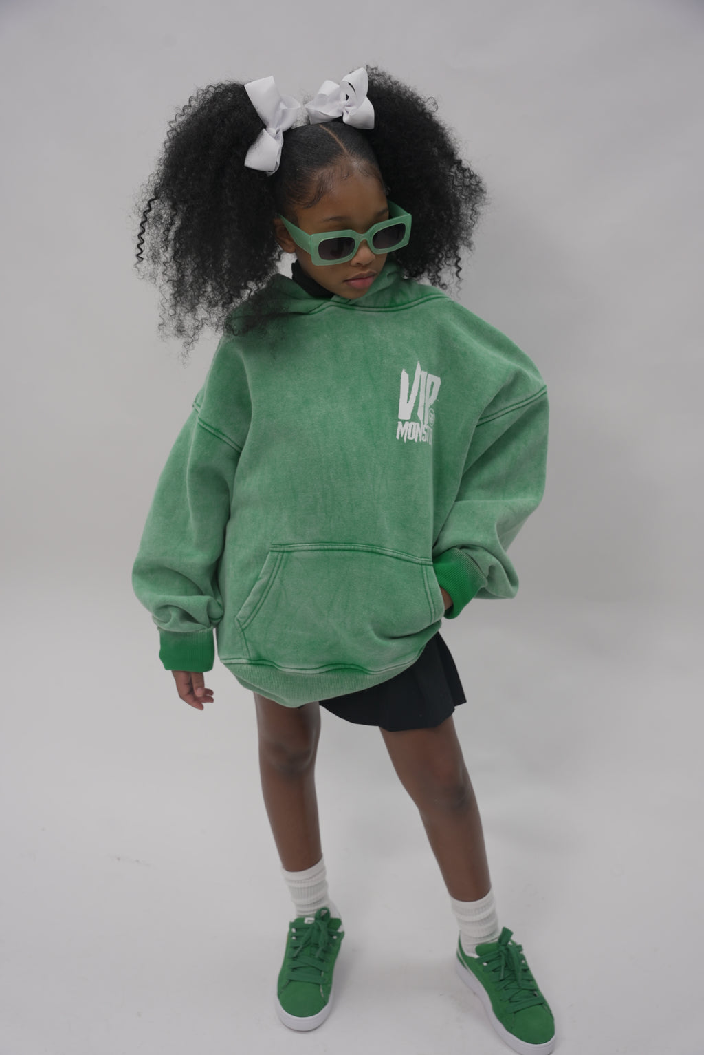 GREEN VIP MONSTER HOODIE